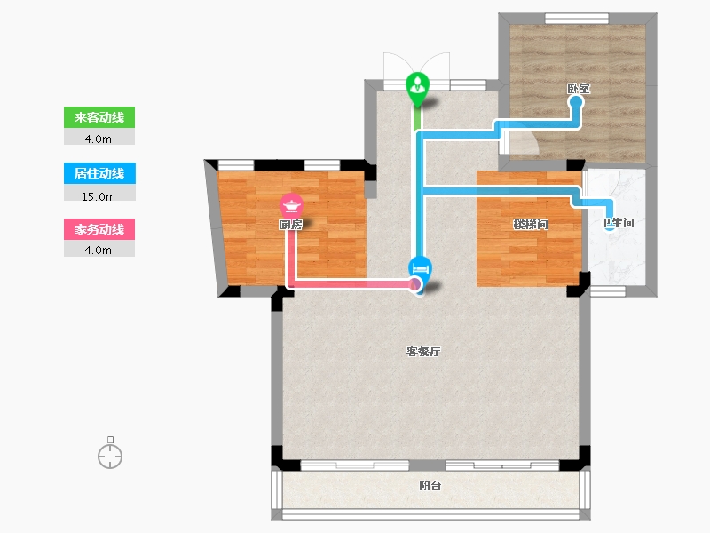 广东省-江门市-时代雁山湖（鹤山）-71.85-户型库-动静线