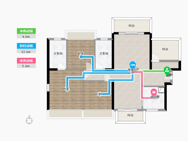 广东省-惠州市-中海水岸城-102.44-户型库-动静线