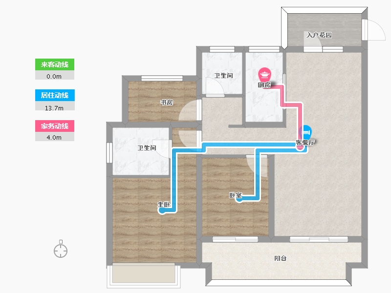 安徽省-六安市-时代悦府-90.20-户型库-动静线