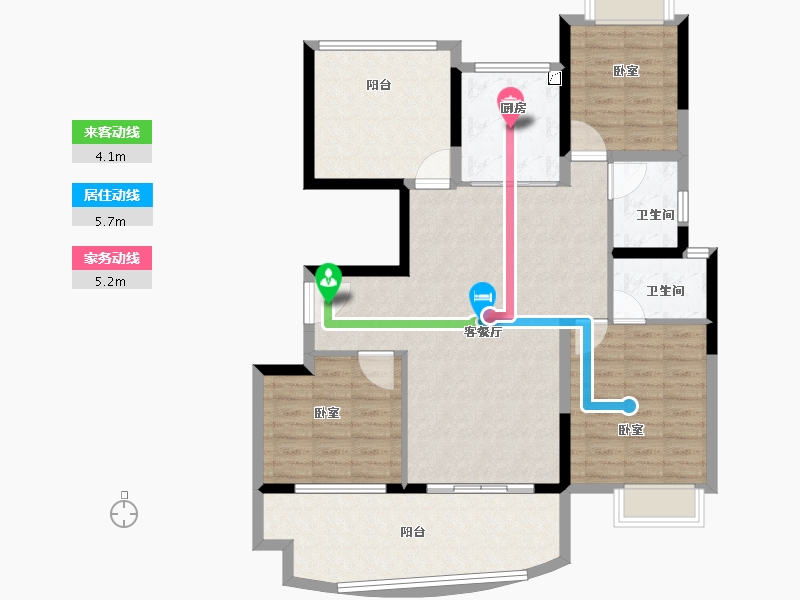 广东省-汕头市-御海天禧-112.00-户型库-动静线