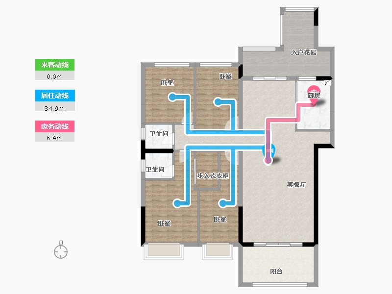 广东省-汕头市-天悦湾-138.85-户型库-动静线