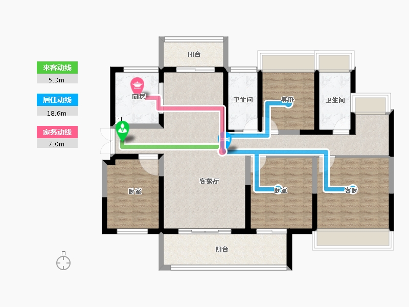 广东省-肇庆市-肇庆四会新城吾悦广场-114.00-户型库-动静线