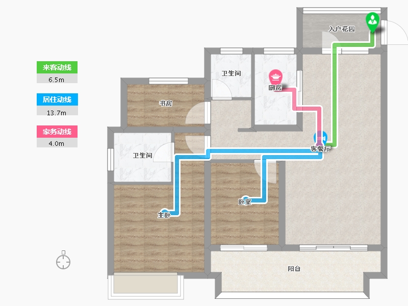 安徽省-六安市-时代悦府-92.10-户型库-动静线