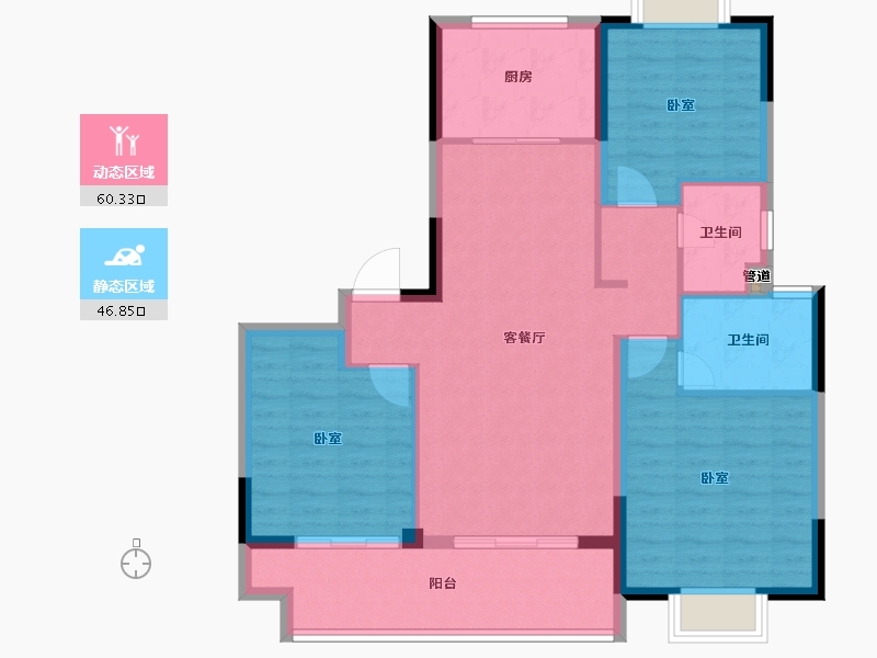 江苏省-镇江市-嘉源·首府-97.00-户型库-动静分区