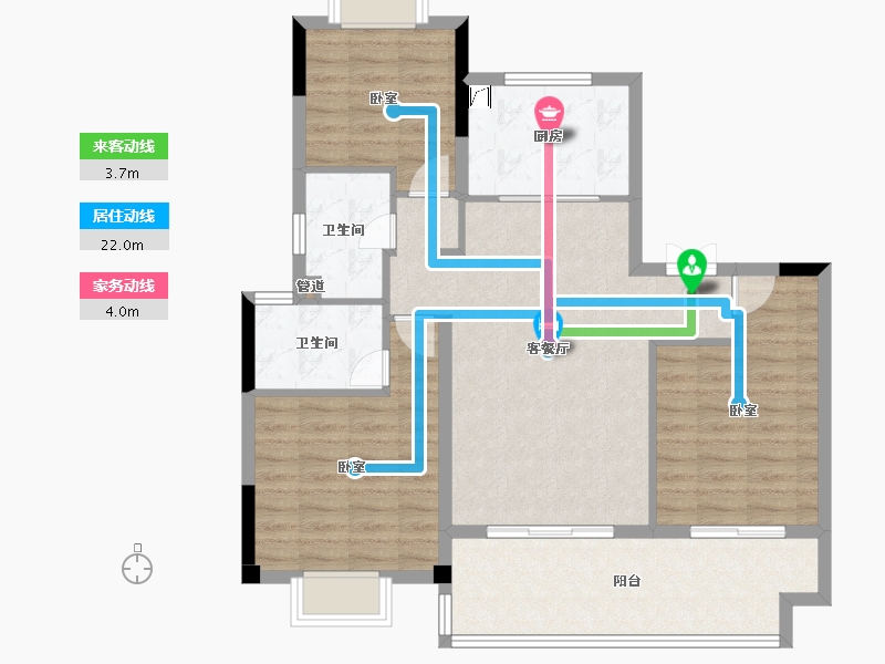 江苏省-镇江市-嘉源·首府-94.03-户型库-动静线