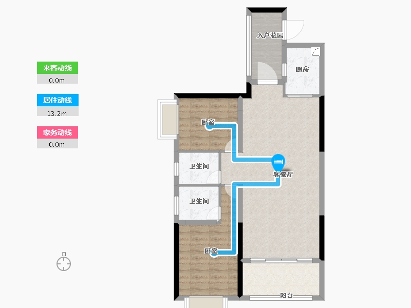 广东省-汕头市-天悦湾-80.00-户型库-动静线