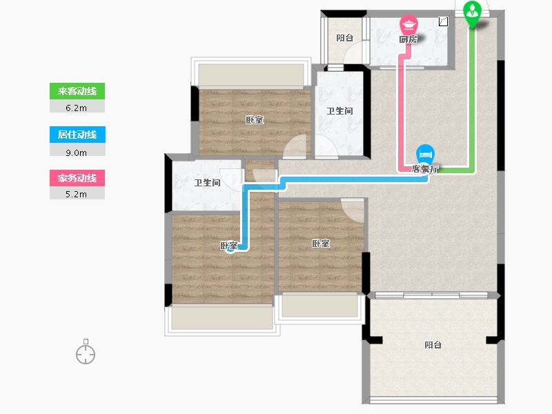 广东省-江门市-御凯名都-97.12-户型库-动静线