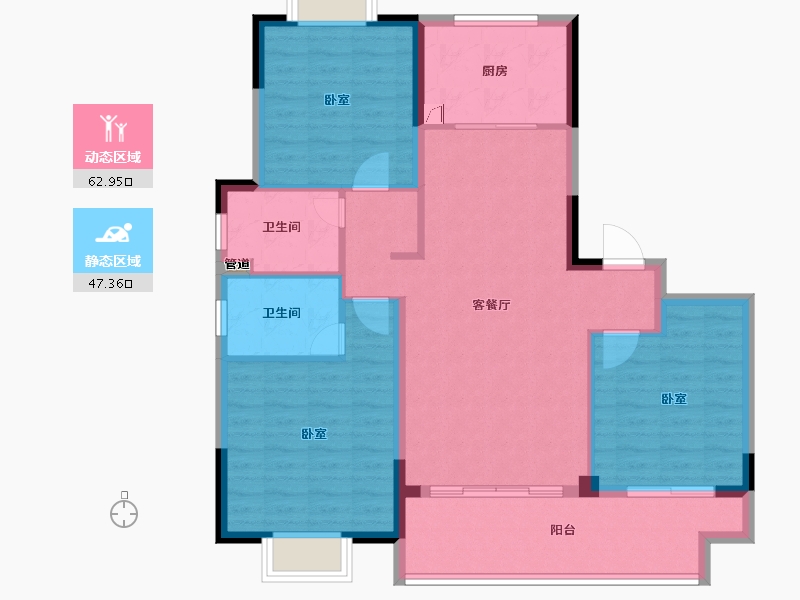 江苏省-镇江市-嘉源·首府-99.82-户型库-动静分区