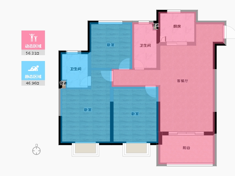 江苏省-镇江市-嘉源·首府-92.01-户型库-动静分区