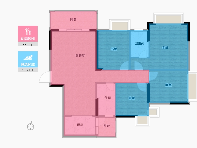 广西壮族自治区-贺州市-天池山中脊-97.53-户型库-动静分区