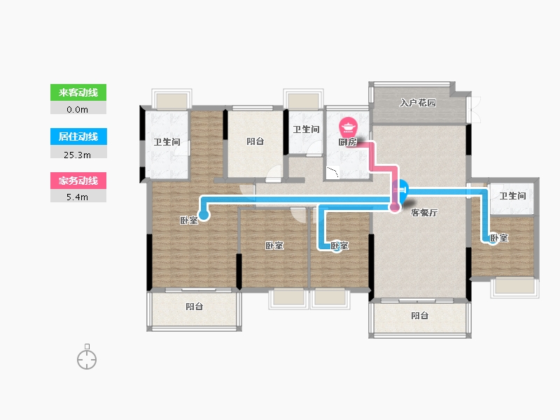 广东省-广州市-南沙星河丹堤-169.36-户型库-动静线