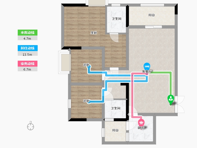 四川省-德阳市-香江国际-89.00-户型库-动静线