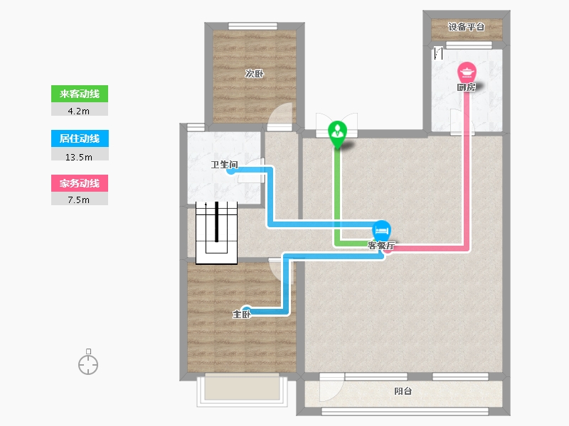 吉林省-长春市-大众置业净月深水湾-94.67-户型库-动静线