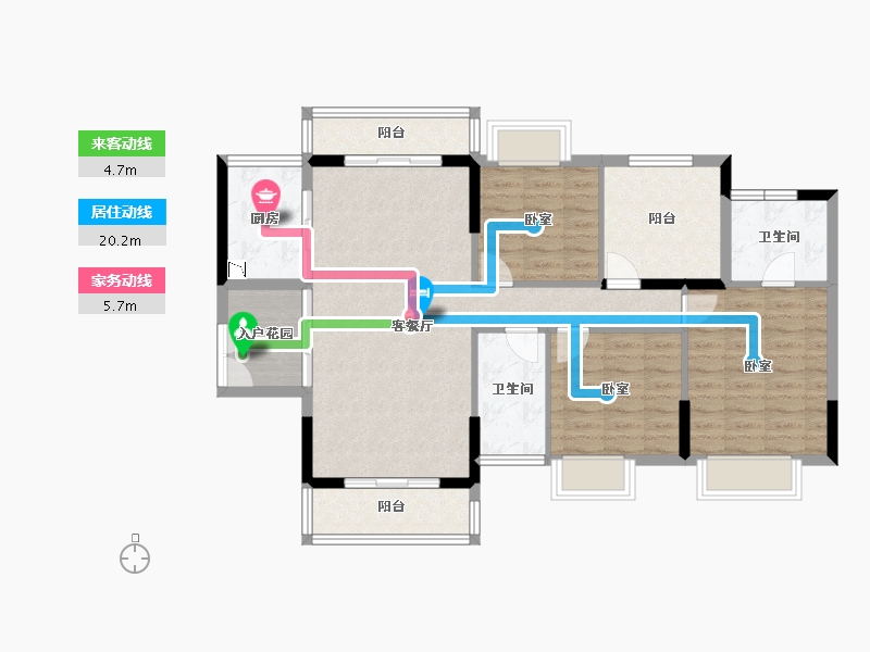 广东省-广州市-南沙星河丹堤-99.63-户型库-动静线