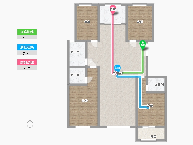 山东省-潍坊市-金庆纳帕溪谷-120.10-户型库-动静线