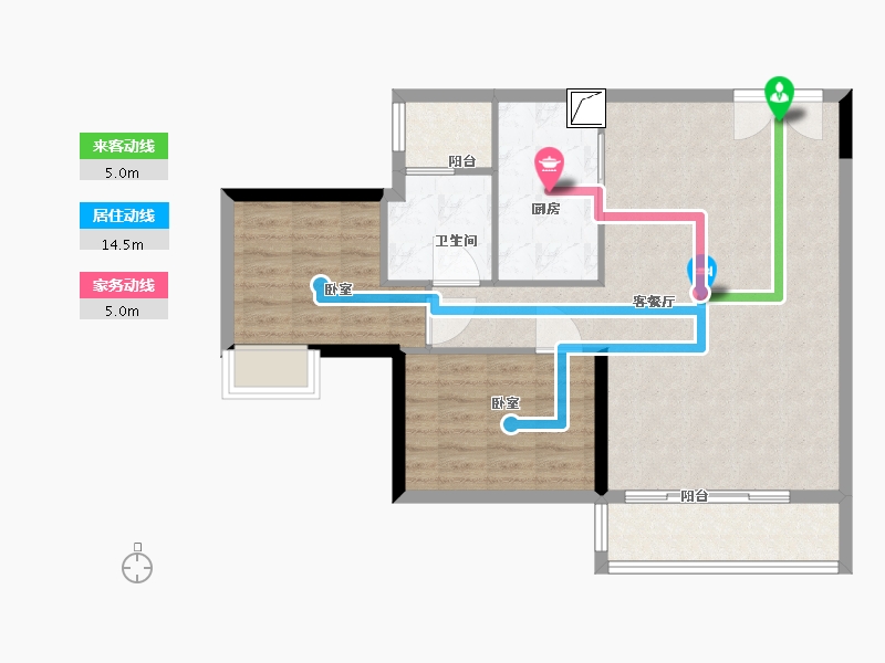 湖南省-郴州市-德润龙庭-79.00-户型库-动静线