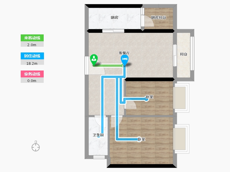 陕西省-西安市-西安深国投中心-61.06-户型库-动静线