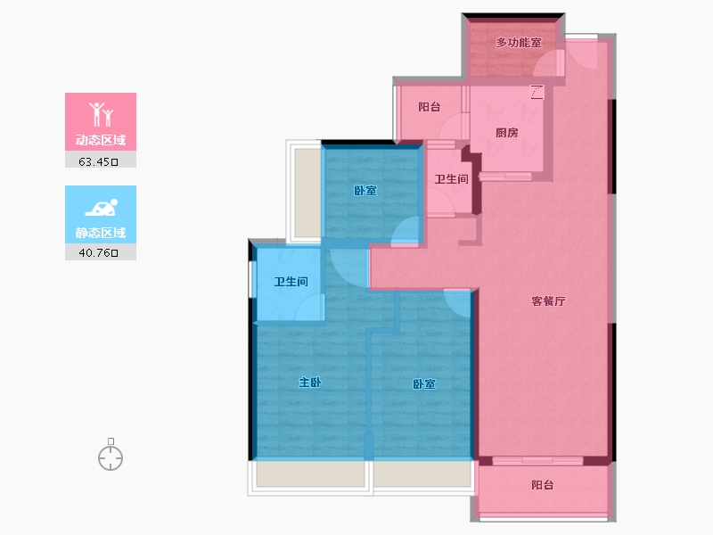 广东省-肇庆市-肇庆宝能城-92.08-户型库-动静分区