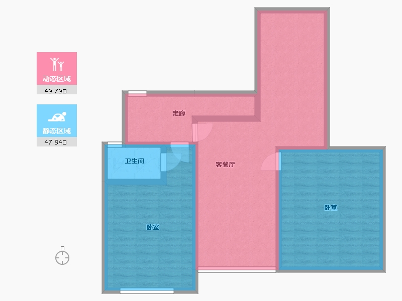 湖北省-孝感市-盛世豪庭-86.98-户型库-动静分区