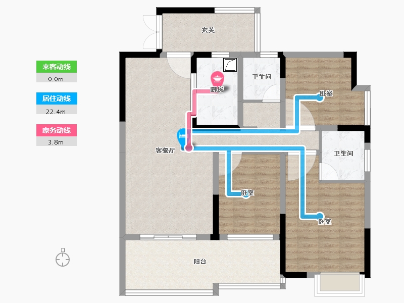 湖北省-咸宁市-近水楼台-108.28-户型库-动静线