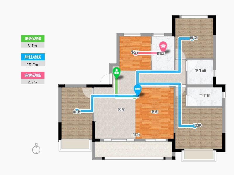 河南省-周口市-新城壹品-113.49-户型库-动静线