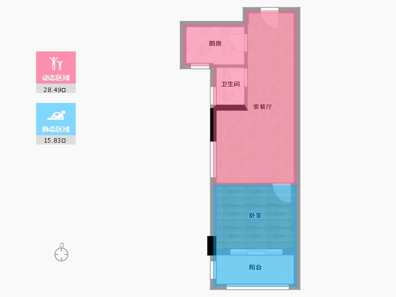 广东省-惠州市-安得大厦微时代-39.32-户型库-动静分区