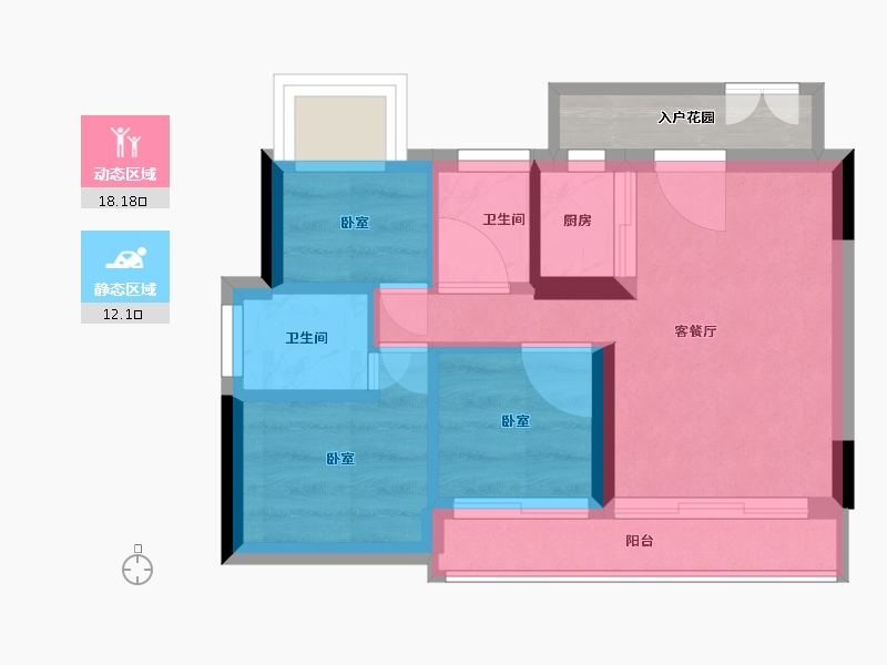 湖南省-郴州市-德润龙庭-27.98-户型库-动静分区