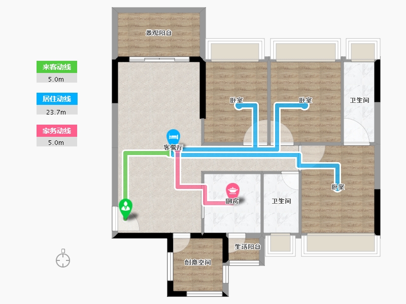 广东省-湛江市-能生门邸-104.09-户型库-动静线