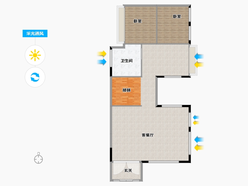 广东省-广州市-南沙星河丹堤-188.18-户型库-采光通风