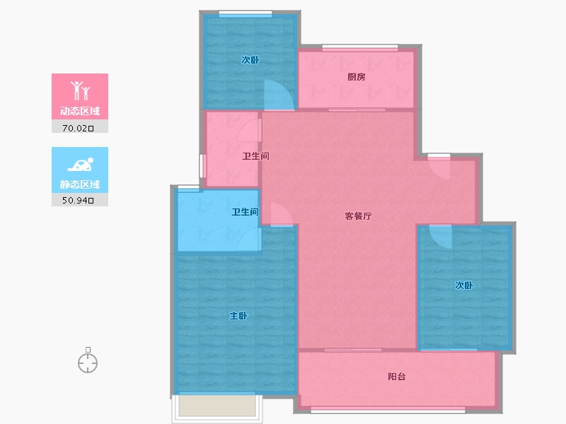 山东省-潍坊市-中海凤凰里-112.00-户型库-动静分区