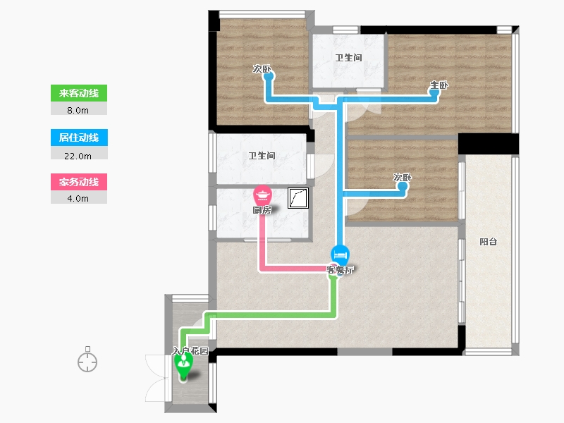 广东省-广州市-天麟府·瑧林-98.00-户型库-动静线