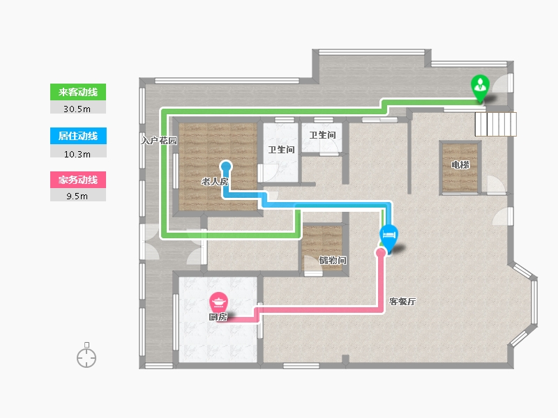 广东省-东莞市-杜屋村-150.00-户型库-动静线