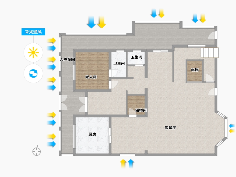 广东省-东莞市-杜屋村-150.00-户型库-采光通风