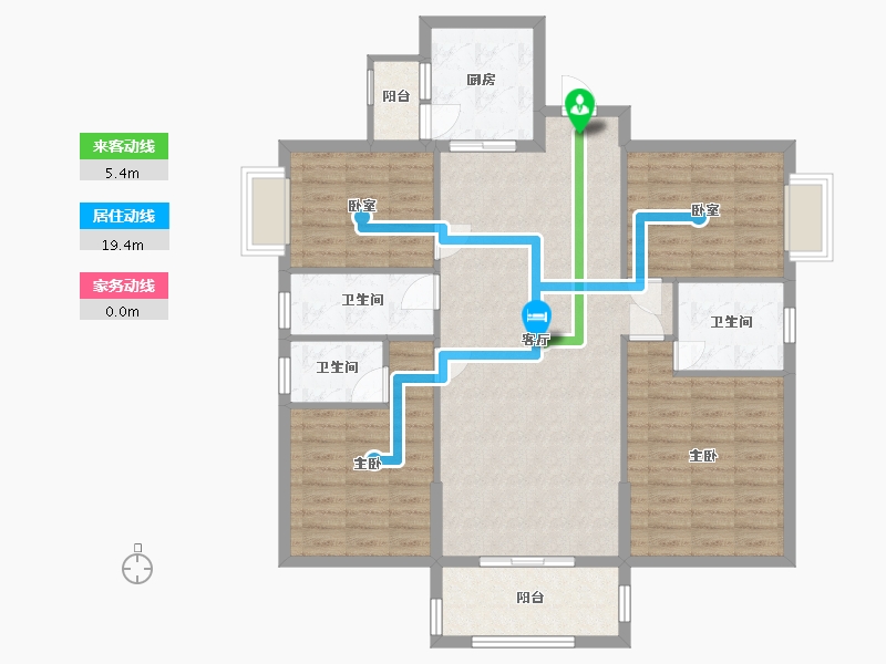 广东省-云浮市-汇景城-119.00-户型库-动静线