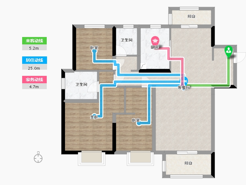 河南省-开封市-六期香颂-100.00-户型库-动静线