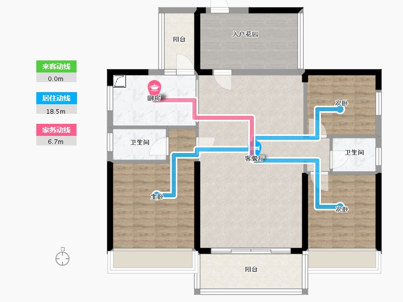 广东省-汕尾市-翰林华府-108.00-户型库-动静线