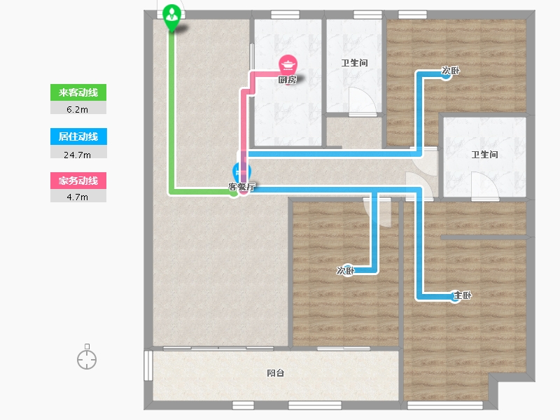 江苏省-无锡市-澄堡-107.87-户型库-动静线