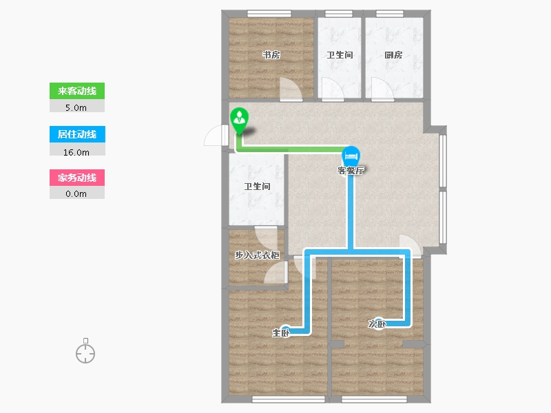 山东省-青岛市-青特地铁花屿城-89.00-户型库-动静线