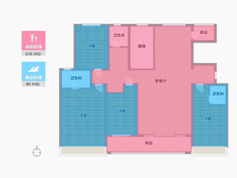 山东省-东营市-贵和府-178.00-户型库-动静分区