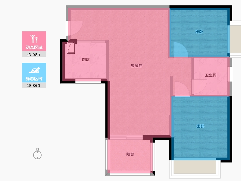 广西壮族自治区-南宁市-龙光玖誉城-59.00-户型库-动静分区