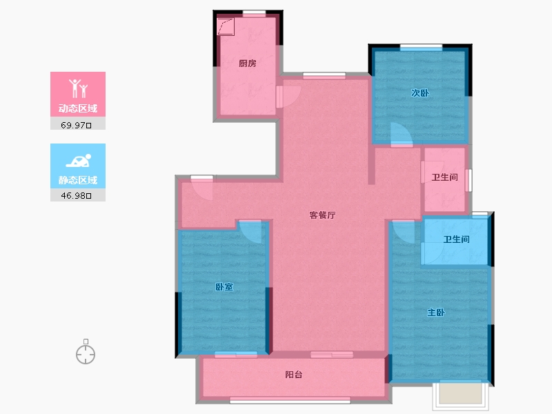 江西省-宜春市-华地公元-127.00-户型库-动静分区