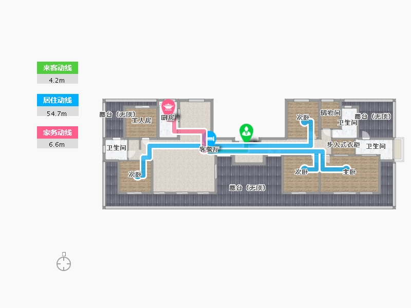 山东省-潍坊市-华邦·翰林苑南苑-182.00-户型库-动静线