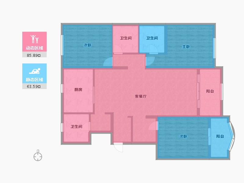 北京-北京市-北京-150.00-户型库-动静分区