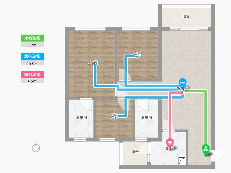 四川省-资阳市-简阳旭辉都会森林-79.00-户型库-动静线