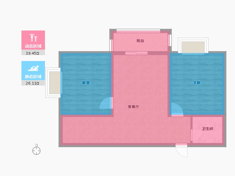 陕西省-西安市-紫境城-58.00-户型库-动静分区