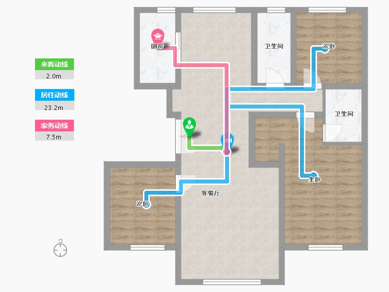 河北省-衡水市-格林-100.00-户型库-动静线