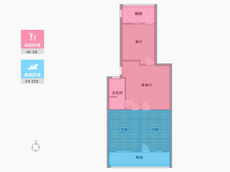 山东省-济南市-经十路-84.00-户型库-动静分区