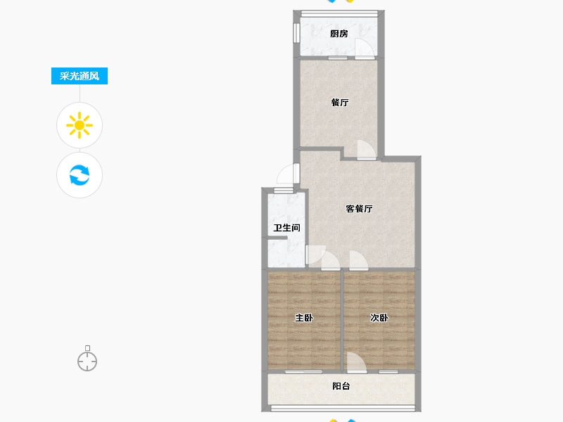 山东省-济南市-经十路-84.00-户型库-采光通风