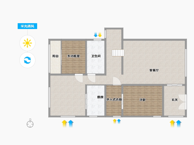 江西省-萍乡市-月湖山庄-207.00-户型库-采光通风