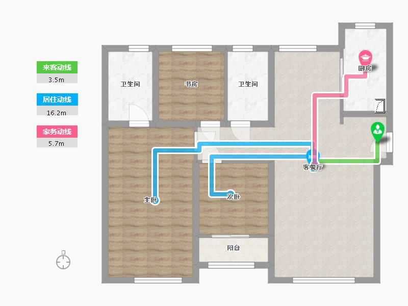 山东省-济南市-济南融创文旅城-101.00-户型库-动静线